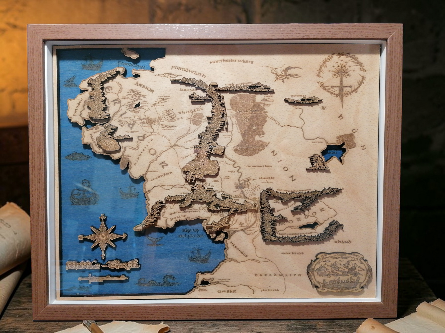 Mittelerdekarte (topografisch)
